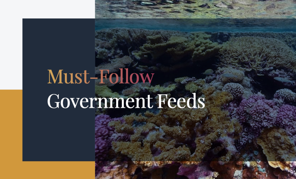 Must follow government feeds.
