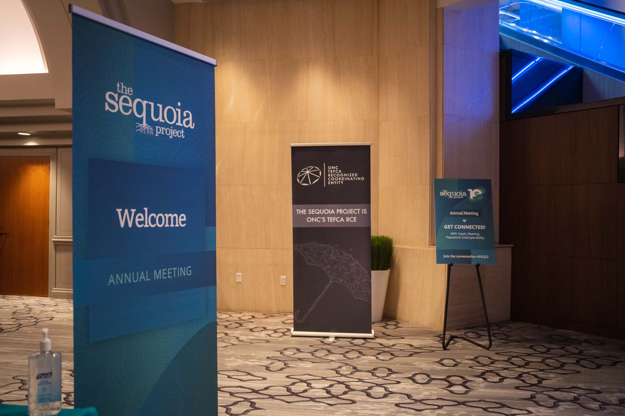 Sequoia Project Annual Meeting Event Signage Design