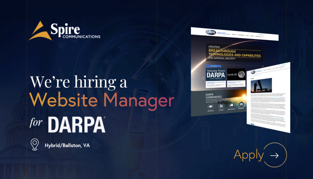 Spire Career - DARPA Website Manager