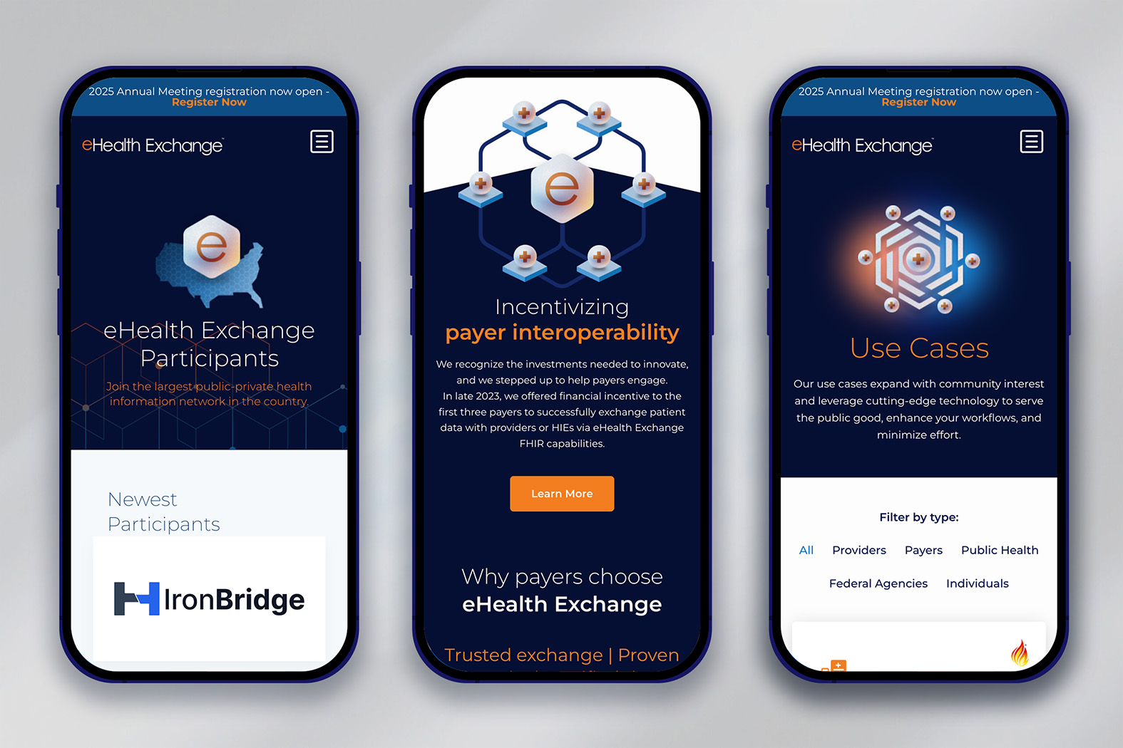 eHealth Exchange-Three Mobile Screenshots